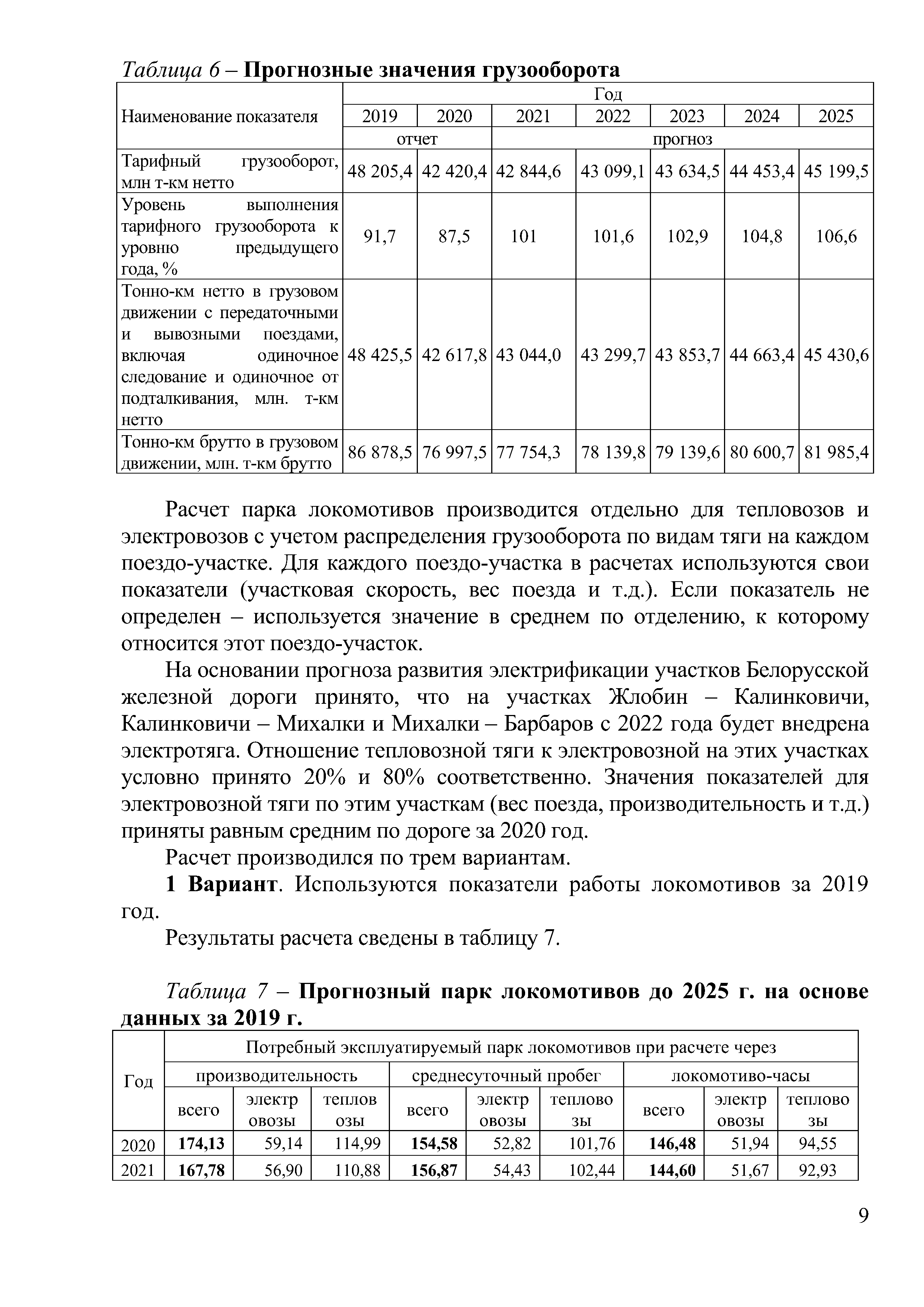 Доклад на тему "Программа обновление парка тягового подвижного состава в период 2021-2025гг." (Страница 9)